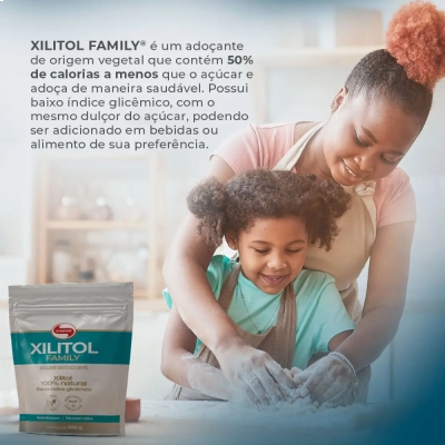 XILITOL FAMILY® Pouch, 100% Natural, 300g, Vitafor