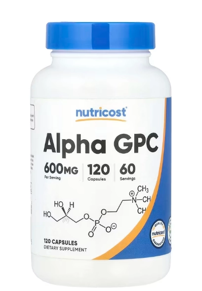 Alpha GPC, 600mg, 120 cápsulas, Nutricost