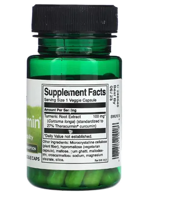 Theracurmin, 100mg, 30 Cápsulas, Swanson