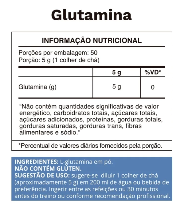 Glutamina 250g, Glutamina, Ocean Drop