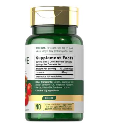 Licopeno 40mg, 120 Cápsulas, Carlyle