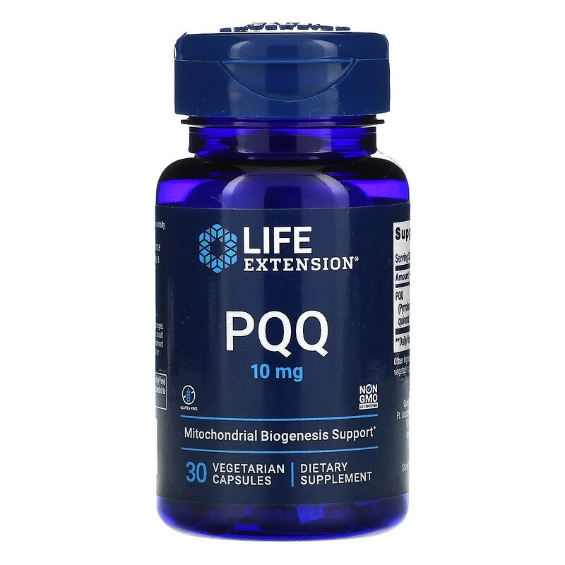 PQQ, (pyrroloquinoline quinone) 10 mg, 30 Cápsulas, Life Extension
