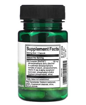 DIM, 100mg, 30 Cápsulas, Swanson