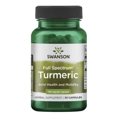 Turmeric, 720mg,  30 Cápsulas,  Swanson
