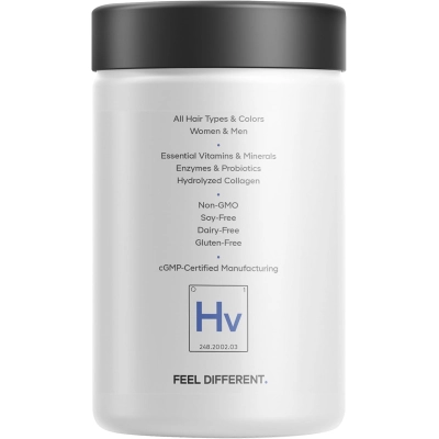 Hair Vitamin Complexo Nutricional, 120 Cápsulas, Codeage
