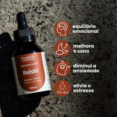 Extrato Líquido Cogumelo Funcionais, Tipos, 60ml, Microdose Life