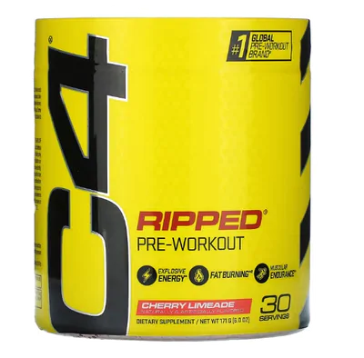 C4 Sport, Pré-treino, Sabor Limonada de Cereja, 171g, Cellucor