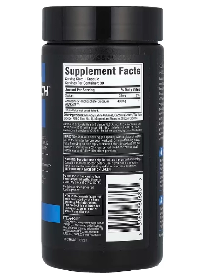 Platinum Muscle Builder 400mg, 30 Cápsulas, MuscleTech