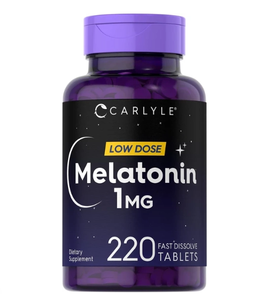 Melatonina 1mg, 220 Comprimidos, Carlyle