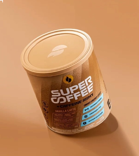SuperCoffe 3.0 Energia, Foco e Concentração, 220g, Sabores, Caffeine Army