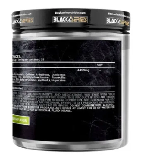 Pré Treino Riot, Sabor Limão, 225g, Black Series