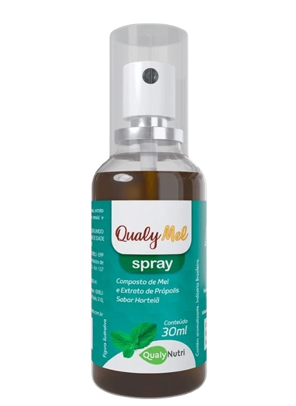 QualyMel Spray de Própolis, 30ml, Sabores, QualyNutri