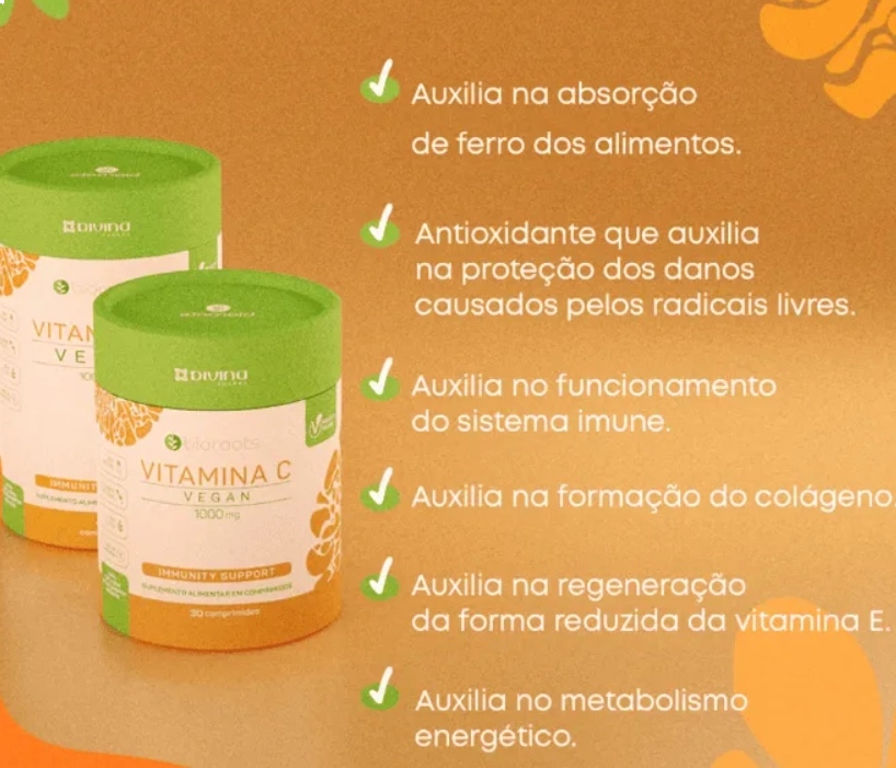 Vitamina C Vegan, 30 Comprimidos, Bioroots
