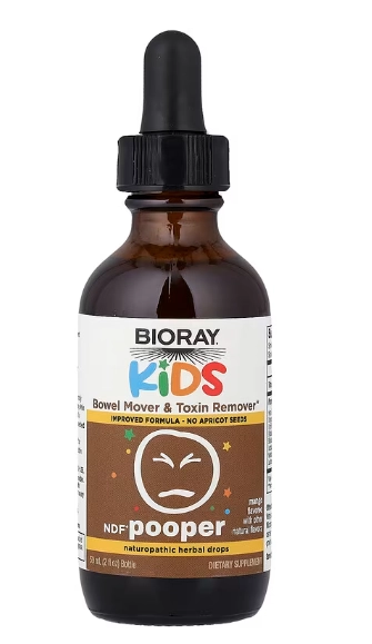 NDF Pooper, Apoia a Motilidade Intestinal Saudável, 59ml Sabor Manga, Bioray