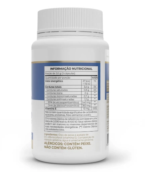 Ômega 3 EPA 540MG/ DHA 360MG, 60 Cápsulas, Vitafor