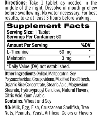 Melatonina 3 a.m. Lavanda e Baunilha, 60 Comprimidos Fast dissolve, Natrol