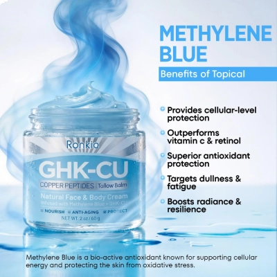 GHK-Cu Peptídeo em Creme, 60g, RONKIE