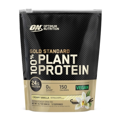 Proteína 100% Plant-Based, 444g, Sabores, Optimum Nutrition