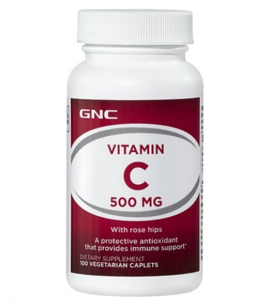 Vitamina C, 500mg, 100 Comprimidos, GNC