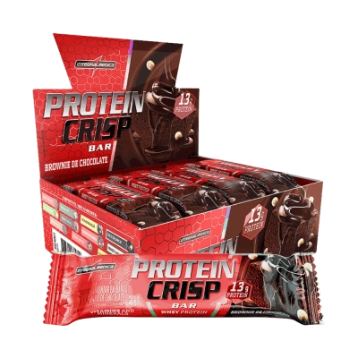 Barra Proteína, Crisp Bar, Sabores, 3 Unidades, 45g Cada, Integralmedica