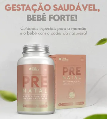 Multivitamínico Pré Natal, 90 Cápsulas, True Source