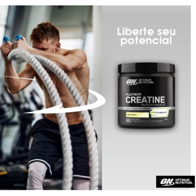 Creatina Creapure Micronizada, 300g Sem Sabor, Optimum Nutrition