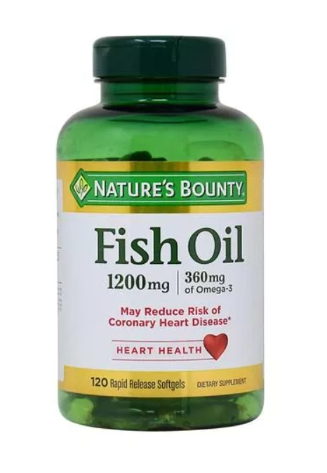 Fish Oil, ômega 3, 1200mg , 120 Cápsulas Moles, Nature's Bounty