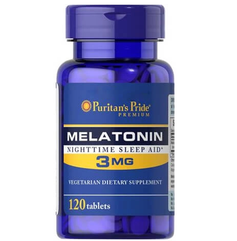Melatonina, 3mg, 120 Comprimidos, Puritan's Pride