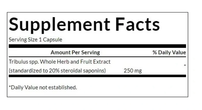 Extrato de Mega Tribulus, 250mg, 120 cápsulas, Swanson