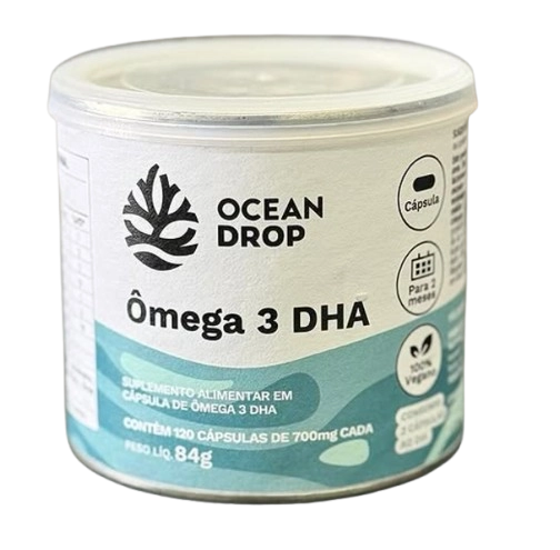 Ômega-3 DHA, 120 Cápsulas, Ocean Drop
