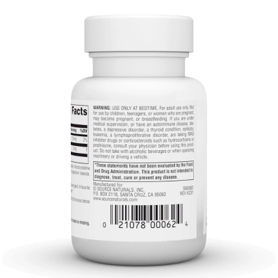 Melatonina 2mg, 60 Comprimidos, Source Naturals