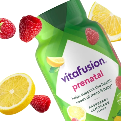 Pré-Natal, Folate &amp; Dha,Raspberry Lemonade, 90 Gummies, Vitafusion 
