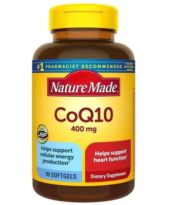 Coenzima CoQ10, 400mg, 90 Softgels, Nature Made