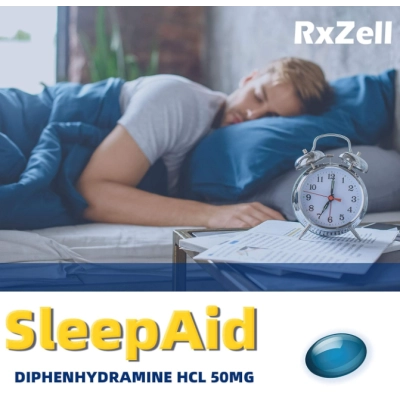 SleepAid 50mg, Para um sono mais profundo e reparador, 220 Cápsulas, RXZELL