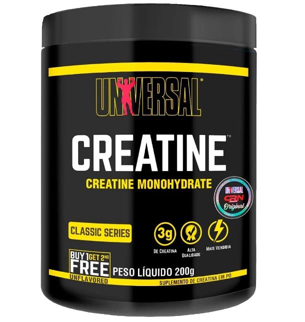 Creatina Monohidratada, 200g, Universal Nutrition
