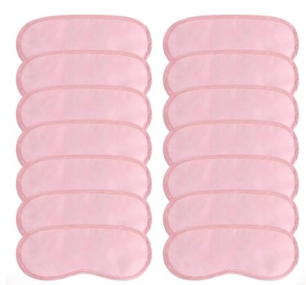 Máscara para olhos, De seda para dormir, 1 Unidade, Cor Rosa, Silkfly