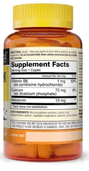 Melatonina 10mg, 60 Cápsulas, Mason Natural