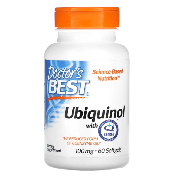 Ubiquinol com Kaneka, 100mg, 60 Cápsulas Softgel, Doctor's Best