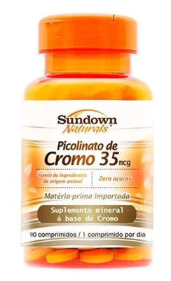 Picolinato de Cromo, 90 comprimidos, Sundown