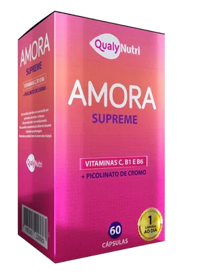 Amora Supreme 500mg, 60 Cápsulas, QualyNutri