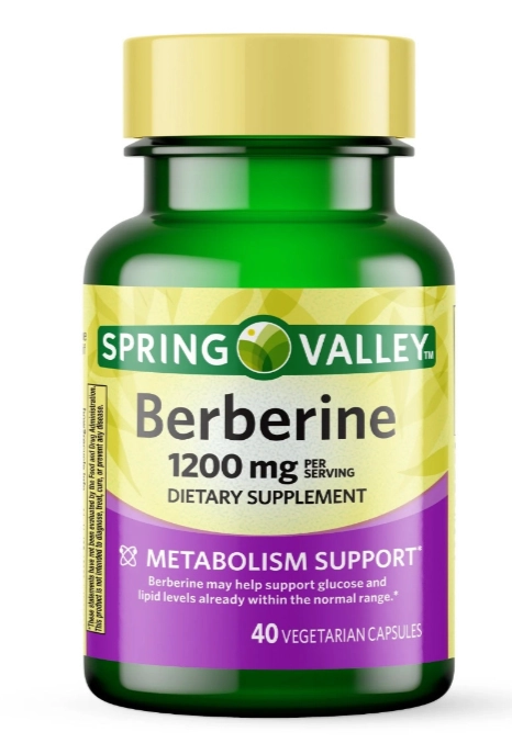 Berberina, 1200mg, 40 cápsulas, Spring Valley