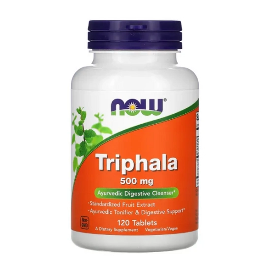 Triphala, 500 Mg 120 Tablets, Now