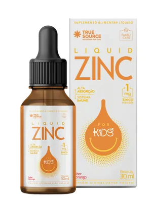 Zinco Líquido, 30ml, True Source