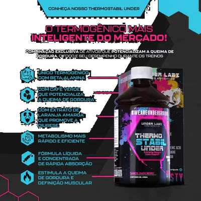 Termogênico Thermo Stabil Under, 450ml - Under Labz