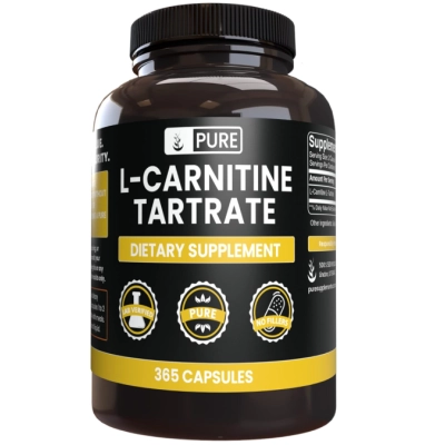 L-Carnitina Tartrate, 365 Cápsulas, Pure