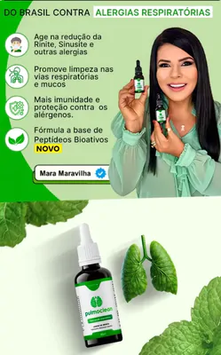 Pulmoclean, Tratamento Para Rinite E Sinusite, 30ml, Inno Life