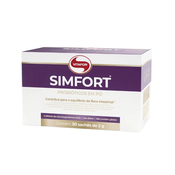SIMFORT, Probióticos em Pó, 30 Sachês, 2g, Vitafor