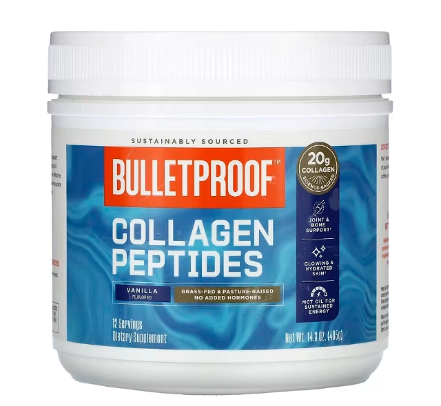 Peptídeos de Colágeno, 405g Sabor Baunilha, BulletProof