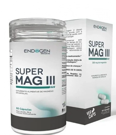 Super Mag III, 60 Cápsulas, Endogen