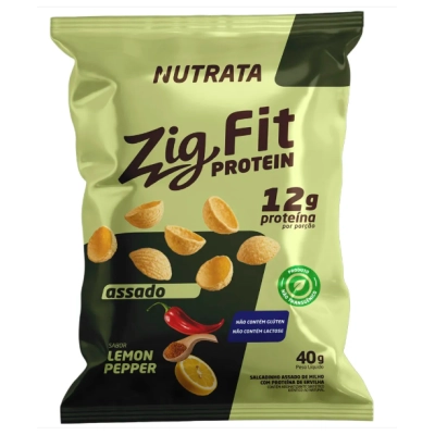 Zig Fit Salgado Proteico, Opções Sabores, 40g, Nutrata